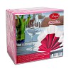 Pink paper napkins 100 pcs. product image